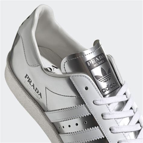 prada x adidas superstar silver.